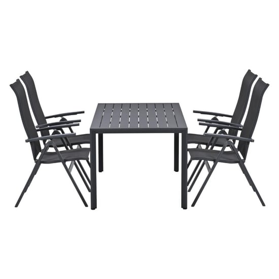 Garden Impressions Osaka/felini tuinset 4 pers met verstelbare stoelen - Image 3