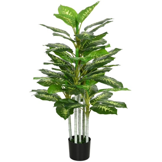 4goodz Kunstplant plastic plant met cementen pot -120 cm - - Image 6