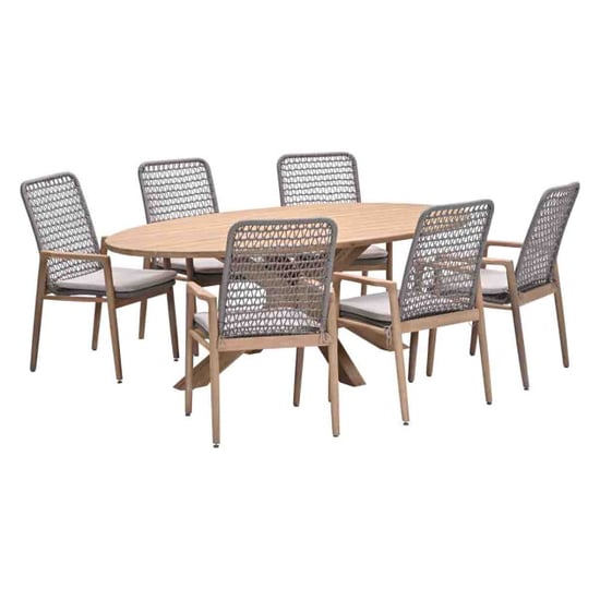 Garden Impressions Skala/urania tuinset 6 personen acaciahout ovaal 220 cm - Image 1