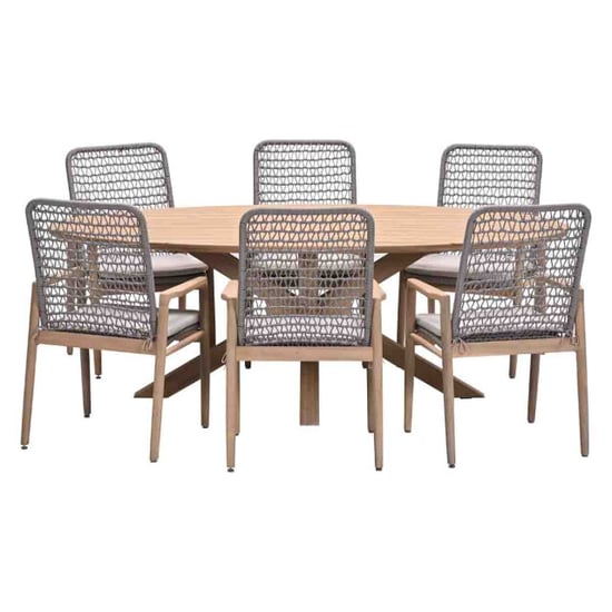 Garden Impressions Skala/urania tuinset 6 personen acaciahout ovaal 220 cm - Image 2