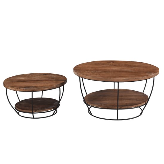 Brix salontafel evan 85x85x44cm mangohout - Image 3