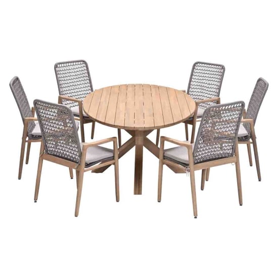 Garden Impressions Skala/urania tuinset 6 personen acaciahout ovaal 220 cm - Image 4