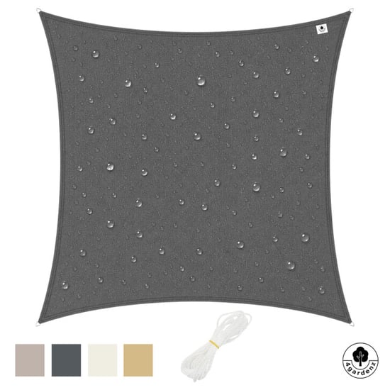 4gardenz Schaduwdoek waterafstotend vierkant 5x5 mtr - - Image 1