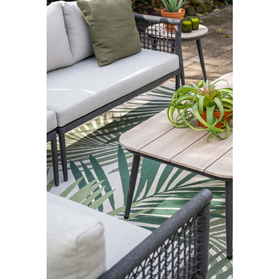 Garden Impressions Teramon loungeset 6-persoons met donker rope - Image 3