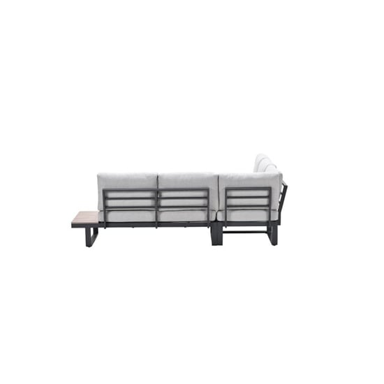 Garden Impressions Masone loungeset 4-delig c. black valley sand light teak vw - Image 4