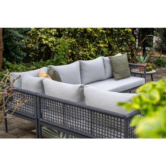 Garden Impressions Teramon loungeset 6-persoons met donker rope - Image 4