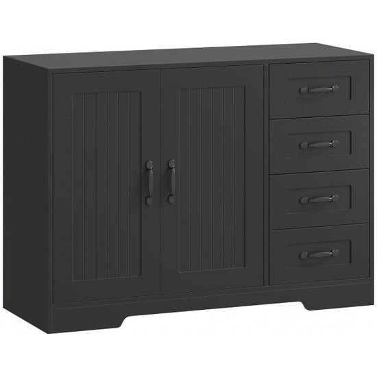 4goodz Dressoir met 4 lades en 2 deurtjes 40x105x76 cm - - Image 1