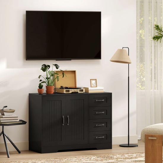 4goodz Dressoir met 4 lades en 2 deurtjes 40x105x76 cm - - Image 4