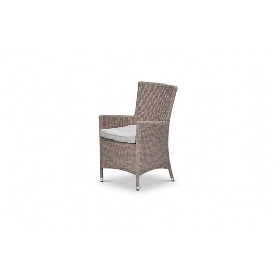Garden Impressions Costa tuinstoelen set van 4 wicker met kussen - Image 5