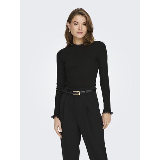 Only Onlleslie ls lace mix top jrs noos - - Image 2