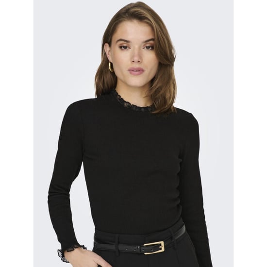 Only Onlleslie ls lace mix top jrs noos - - Image 4