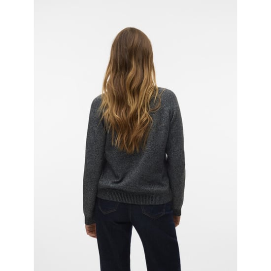 Vero Moda Vmdoffyshine ls o-neck blouse rep n antraciet - Image 2
