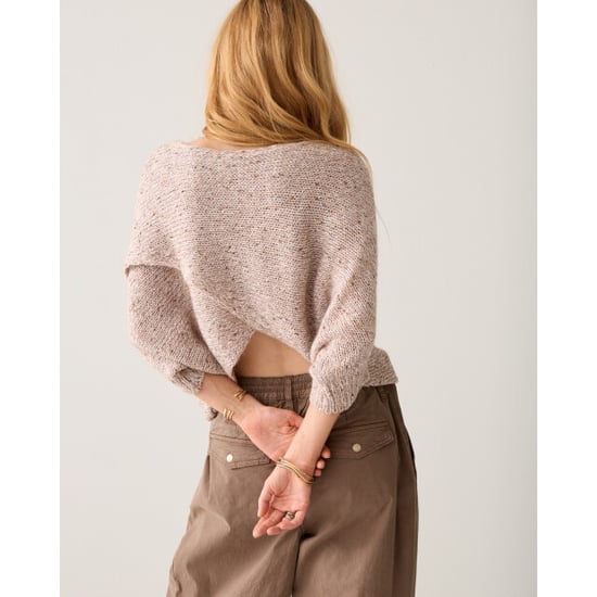 Summum Wrap sweater subtle sequin blend knit sweaters 7s8030-70094 - Image 4