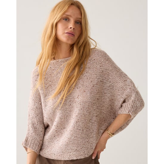 Summum Wrap sweater subtle sequin blend knit sweaters 7s8030-70094 - Image 5