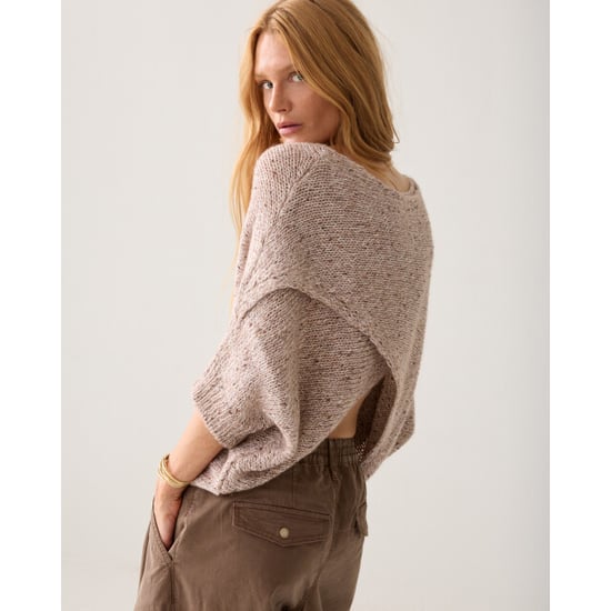 Summum Wrap sweater subtle sequin blend knit sweaters 7s8030-70094 - Image 6