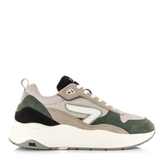 Hub Glide light bone/off white/green lage sneakers heren - Image 3