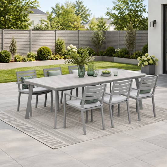 Garden Impressions Oklahoma/vigo tuinset 6 personen stapelbare stoelen 230 - Image 3