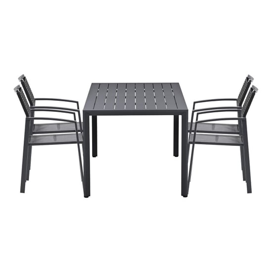 Garden Impressions Cosmo/felini tuinset 4 personen met tafel 160 cm - Image 1