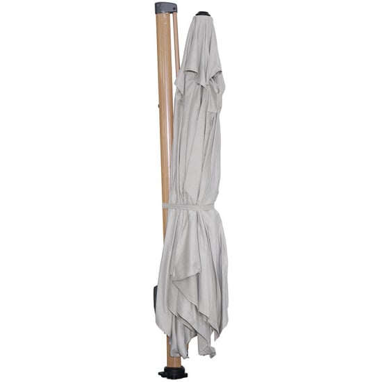 Garden Impressions Hawaii big pole ii zweefparasol 350x350 teak/royal sand - Image 5