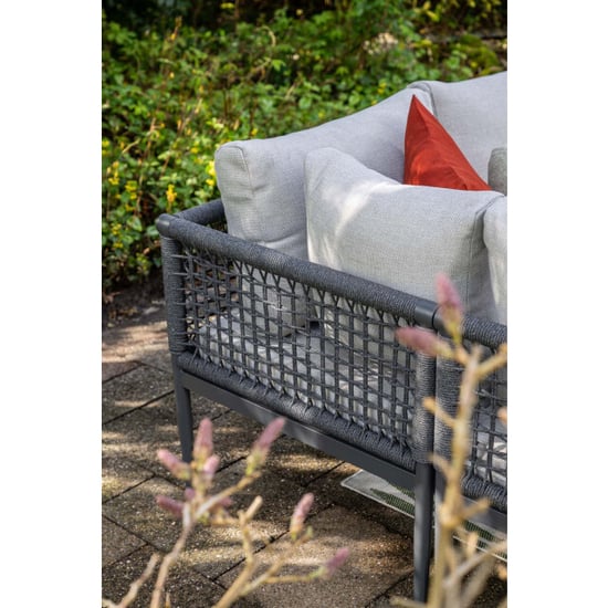Garden Impressions Teramon loungeset met hoge tafel donker rope - Image 6