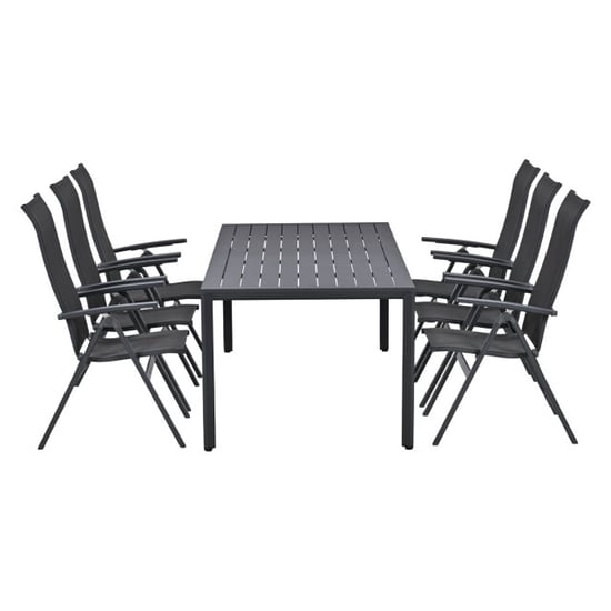 Garden Impressions Osaka/felini tuinset 6 pers met verstelbare stoelen - Image 4