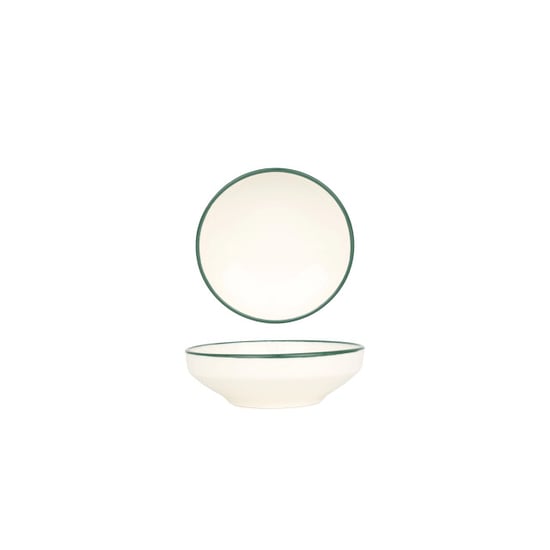 Rinart Serveerschaal green edge porselein 10 cm (100cc) set van 2 - Image 1