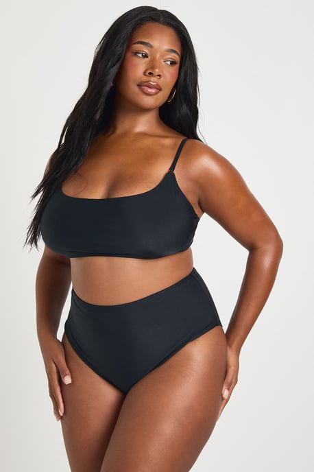 Plus Swimwear Essentials Scoop Bikini Top - Image 3