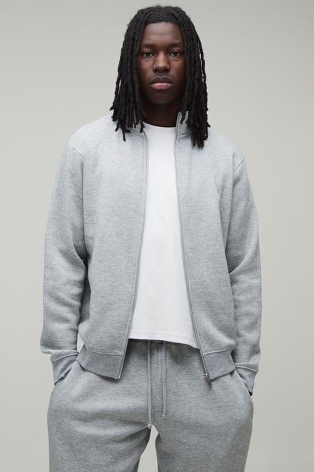 Regular Funnel Zip Through Sweatshirt and Straight Leg jogger - Image 3