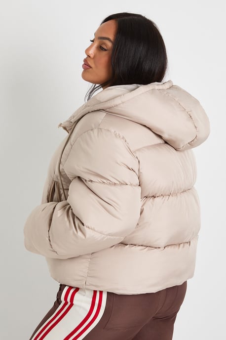 Plus Hooded Padded Puffer Jacket - Image 2