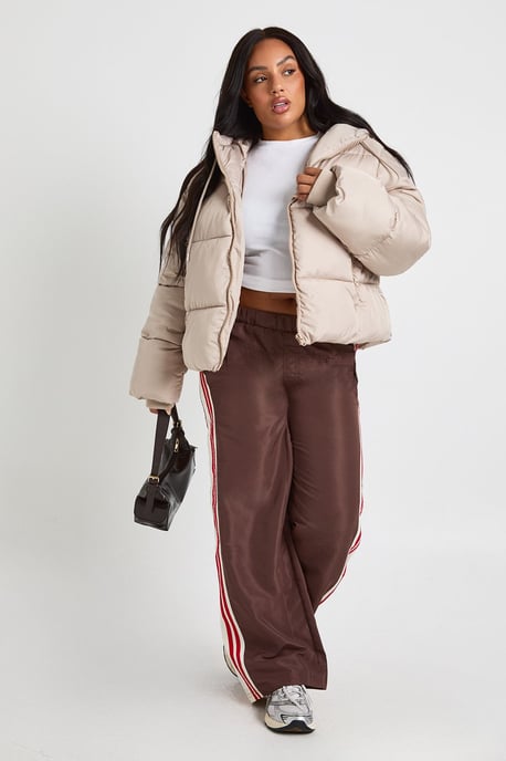 Plus Hooded Padded Puffer Jacket - Image 3