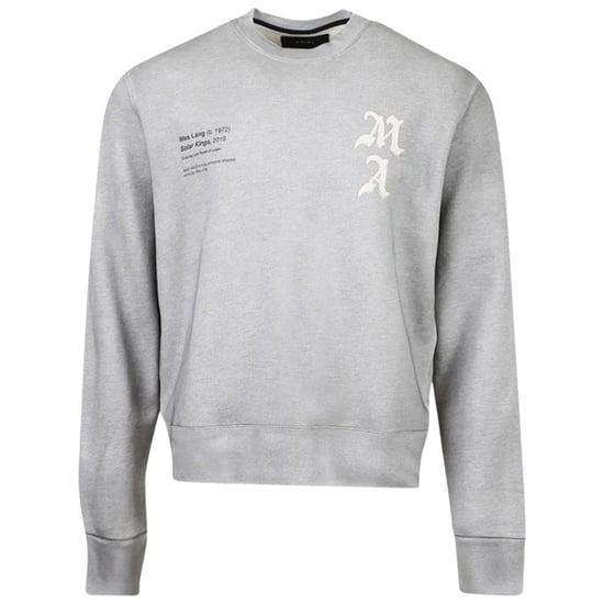Amiri Wes Lang Solar Kings Crew Neck Grå - Image 1