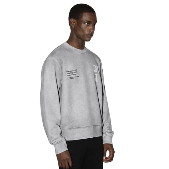 Amiri Wes Lang Solar Kings Crew Neck Grå - Image 3