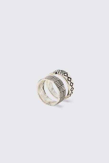 Two Pack Patterned Rings - Image 3