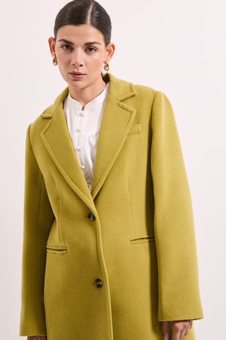Single Breasted Midi Coat - Image 3