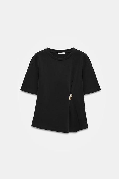 Dames T-shirt met ronde hals en korte mouwen - Image 5
