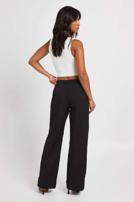 Petite Fit & Flare Tailored Trousers - Image 2