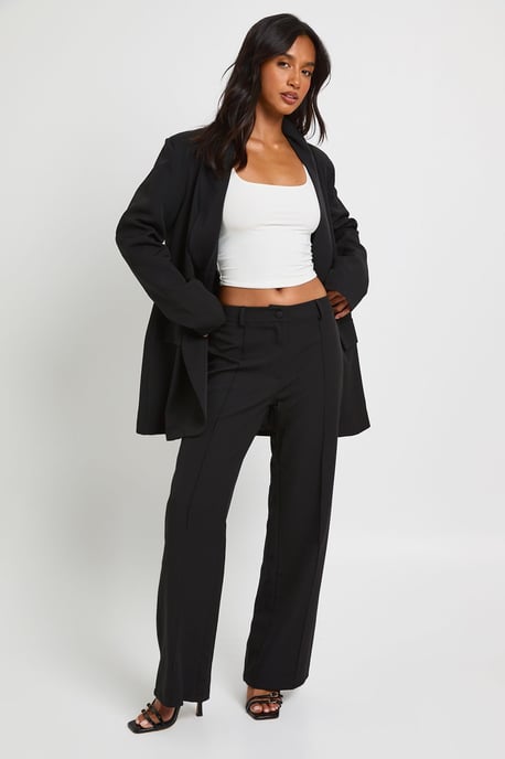 Petite Fit & Flare Tailored Trousers - Image 3