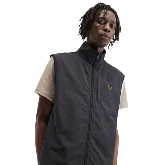Fred Perry Anchor Grey Gilet Mens - Image 3