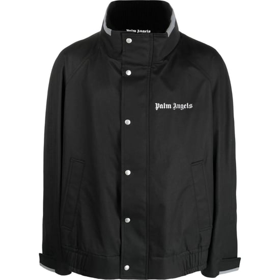 Palm Angels Klassiska Bomberjacka Med Logotyp, Svart - Image 1