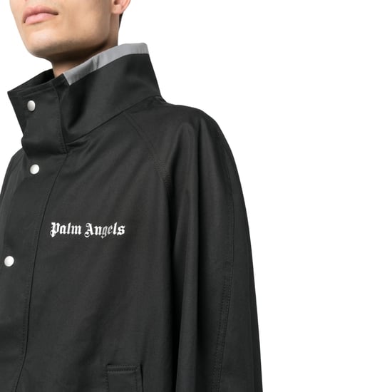 Palm Angels Klassiska Bomberjacka Med Logotyp, Svart - Image 5