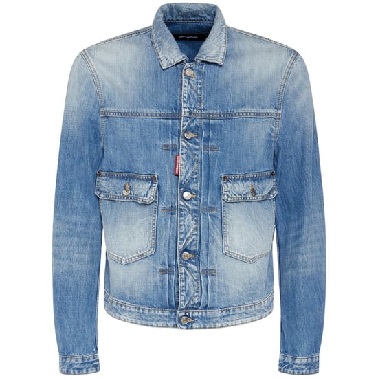 Dsquared2 Heritage Boxy Denim Jacket Navy Blue - Image 1