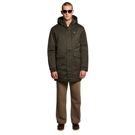 Lyle & Scott Green Olive Parka - Image 2