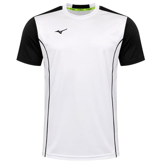 Mizuno Hex Rect Mens White T-Shirt - Image 1