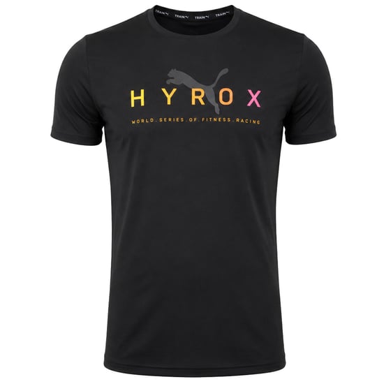 Puma x HYROX Always Clouds Mens Black T-Shirt - Image 1
