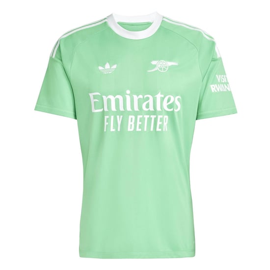 Men's adidas AFC 3 Goalkeeper Wordmark Crew Neck Jersey in Sescgr/White - Image 1