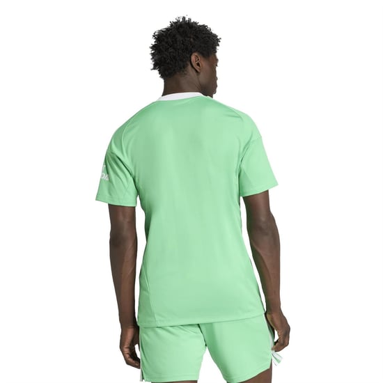 Men's adidas AFC 3 Goalkeeper Wordmark Crew Neck Jersey in Sescgr/White - Image 4