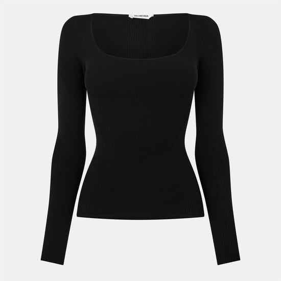 Women's Balenciaga Long Sleeve T-Shirt in Black - Image 1