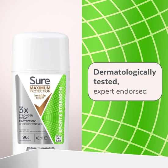 Sure Women Maximum Protection Anti-Perspirant Cream, Sport Strength, 6 Pack - Image 6
