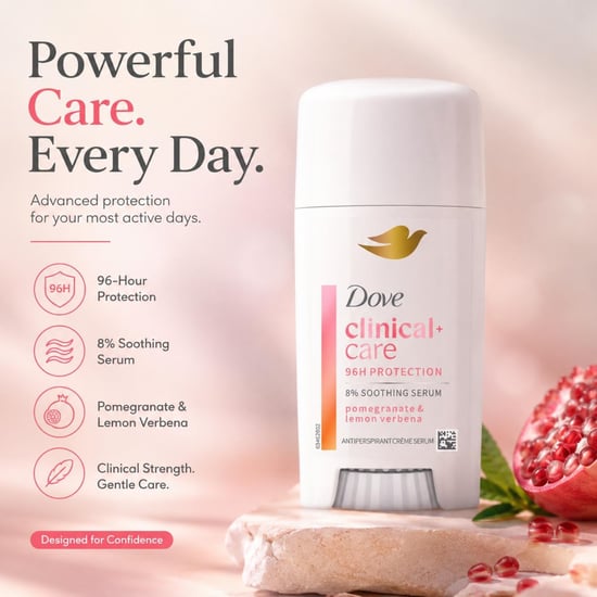 Dove Clinical + Care Anti-Perspirant Cream, Pomegranate & Verbena, 60ml, 6 Pack - Image 5