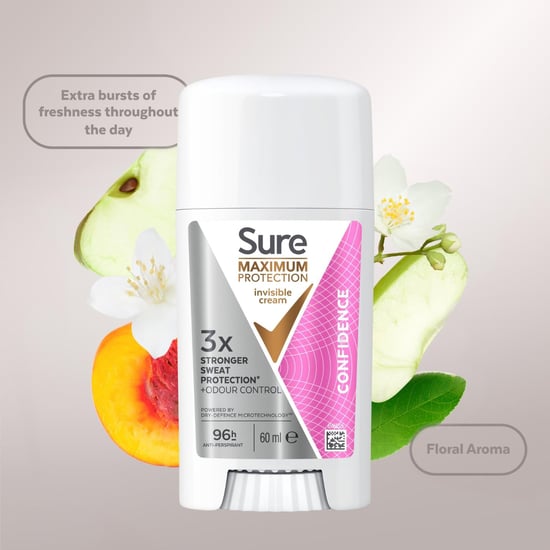 Sure Women Maximum Protection Anti-Perspirant Cream, Confidence, 60ml, 6 Pack - Image 2